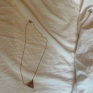 Copper triangle necklace